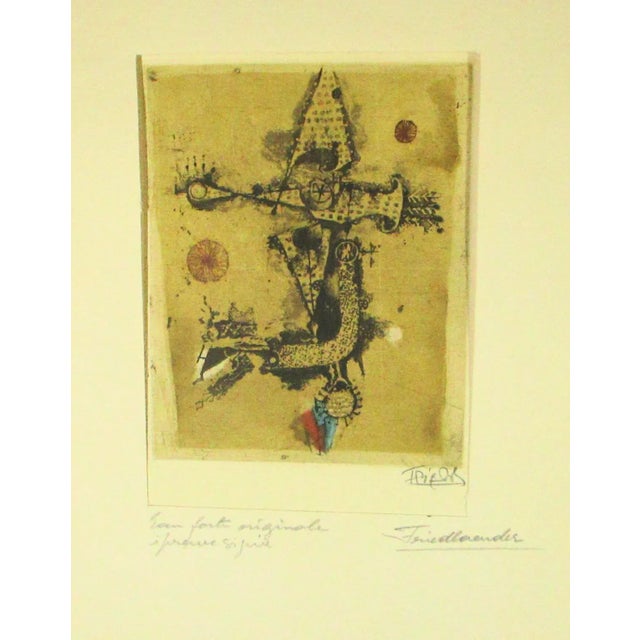 Johnny Gotthard Friedlaender Etchings --A Pair of 2 For Sale - Image 4 of 9
