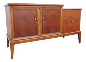 Lane Mid Century Cedar Chest Blanket Trunk With Side Drawers 6329