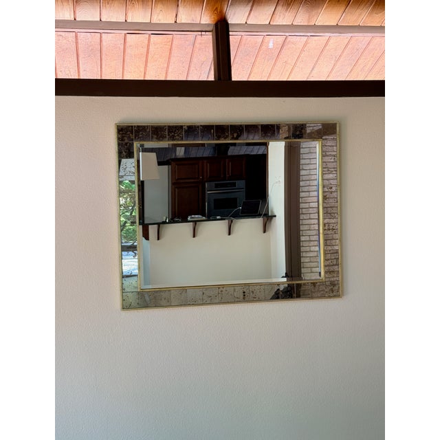 Antique Faceted Mirror For Sale - Image 9 of 15