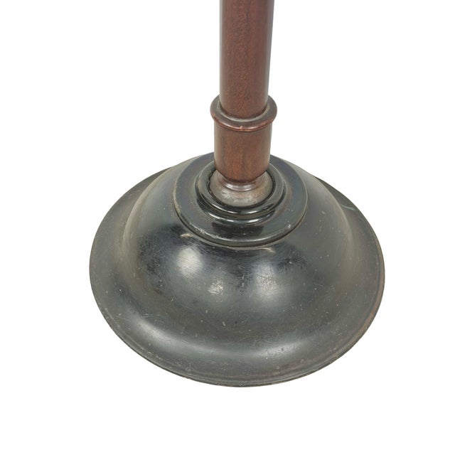 1930s Ritter Model C Adjustable Dental Operating Stool With Footrest For Sale - Image 4 of 18
