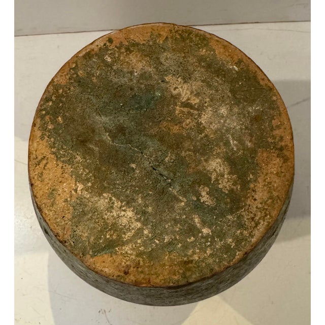 Vintage Green Vessel For Sale - Image 9 of 10