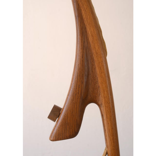 Vintage Danish Modern Sculptural Teak Floor Lamp For Sale In San Francisco - Image 6 of 18