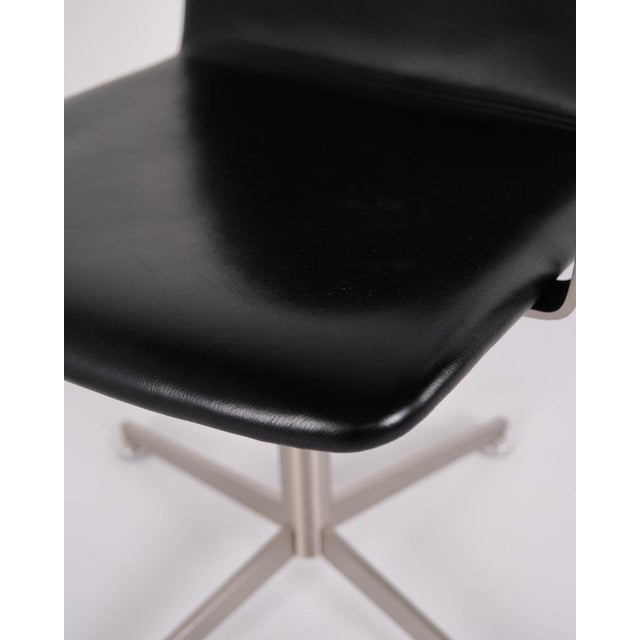 Paustian Spinal 44 Conference Chairs in Black Leather, 2000s, Set of 6 For Sale - Image 10 of 13