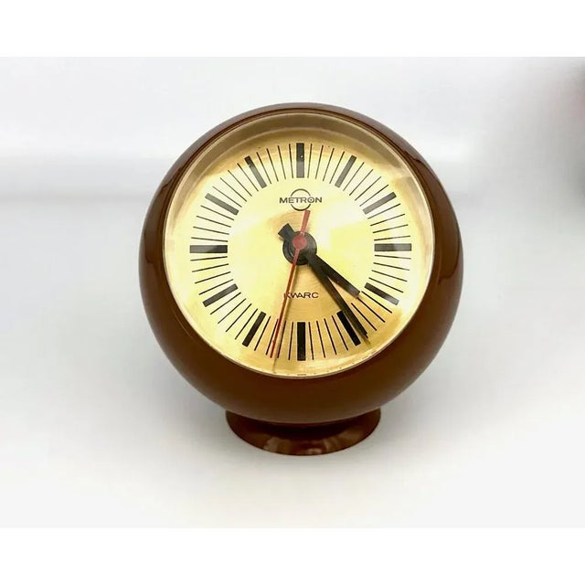 1970s Polish Space Age Clock from Metron, 1970s For Sale - Image 5 of 9