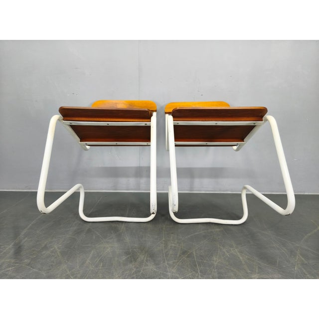 Bauhaus Cantilever Chairs in Tubular Steel, Germany, 1930s, Set of 4 For Sale - Image 13 of 14