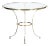 Hollywood Regency Maison Jansen Style Circular Dining Table Ca. 1970s For Sale