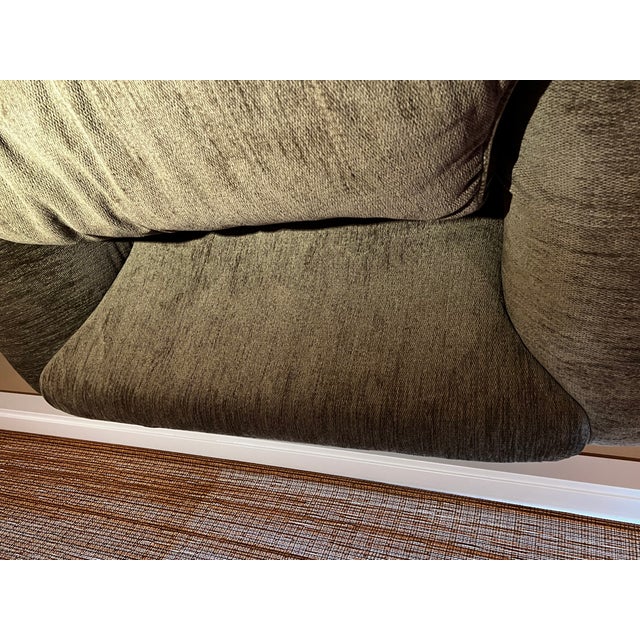 Transitional Mitchell Gold & Restoration Hardware Chair and a Half For Sale - Image 3 of 13