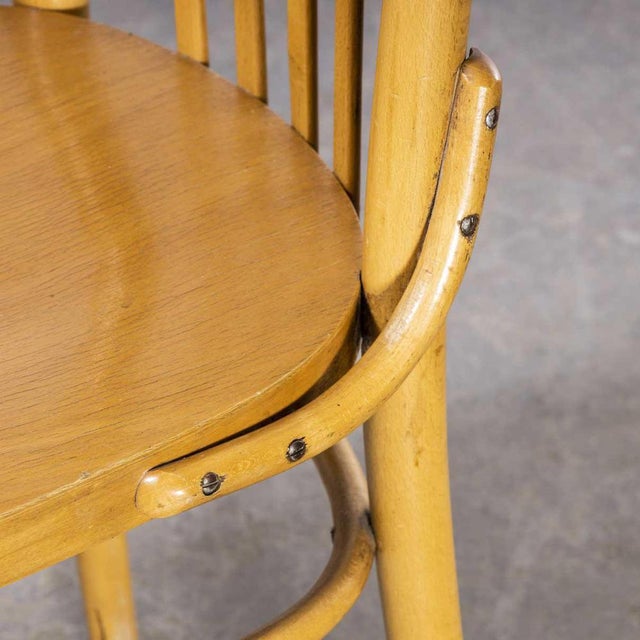 Wood Bentwood Dining Chair from TON, 1960s For Sale - Image 7 of 11