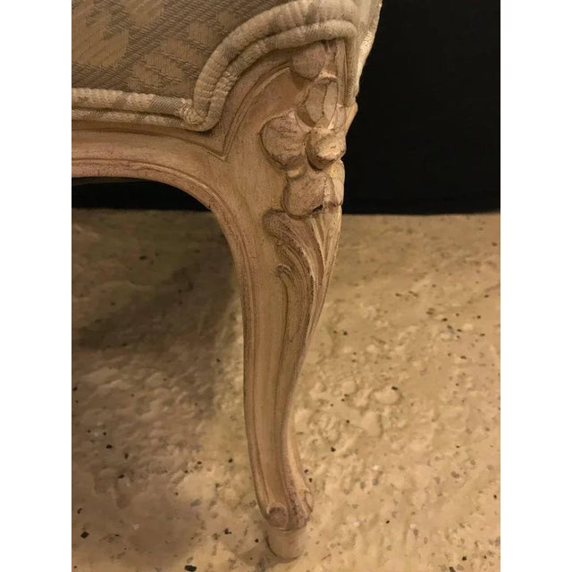 Louis XV Style Bergere Arm Chairs - a Pair For Sale - Image 5 of 10