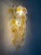 1970s Mid-Century Modern Italian Murano Leaf Glass Wall Sconces from Mazzega, 1970s, Set of 6 For Sale - Image 5 of 15