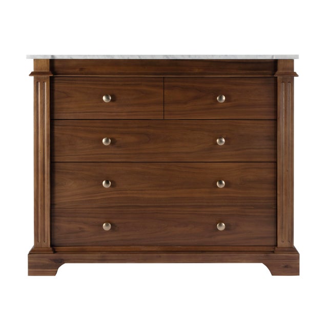 2020s Rachelle 42 in. W Single Sink Bathroom Vanity Set, Walnut For Sale - Image 5 of 9
