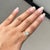 Art Deco 1.13ct Oval Paraiba Tourmaline Wavy Solitaire Ring in 18k Yellow Gold Size 6.5 For Sale - Image 3 of 18