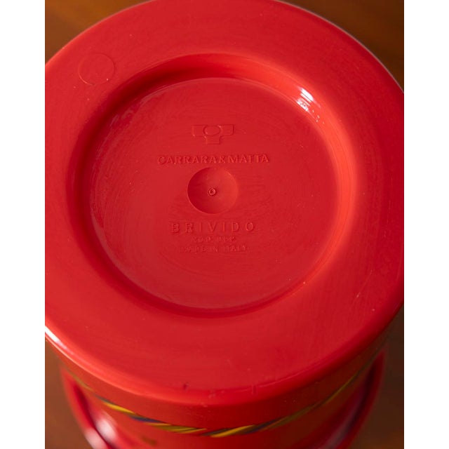 1980s Vintage Carrara Matta Thermal Bottle Holder by Roberta Di Camerino, 1980s For Sale - Image 5 of 8