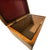 Early 19th Century Antique English Regency Rosewood Tea Sarcophagus Caddy W/Satinwood Edging c.1820s For Sale - Image 5 of 9