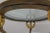 French Regency Glass Top Round Dining Table W. Winged Female For Sale - Image 9 of 13