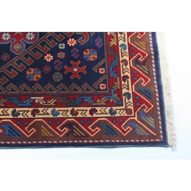 Turkish Modern Oushak Reproducton Wool Rug For Sale - Image 11 of 11