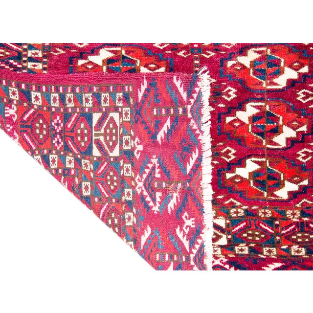 Early 20th Century Persian Turkmen Teke Rug For Sale - Image 14 of 14
