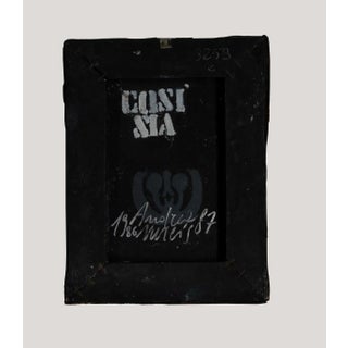 Andrea Nurcis, Cosi Sia, Original Mixed Media on Canvas, 1987 For Sale