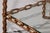 Gold Boho Chain Side Table Industrial Elegance,1970 For Sale - Image 8 of 10