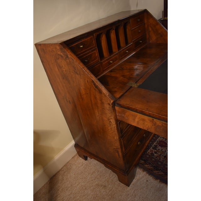 English Chippendale Walnut Slide Front Desk For Sale In Minneapolis - Image 6 of 8