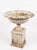 Pair of 19th Century Victorian White Painted Cast Iron Garden Urns on Pedestals For Sale - Image 4 of 12
