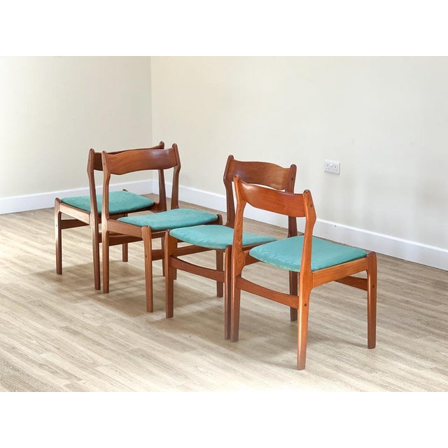 1960s Danish Chairs in Teak from Hans Olsen, Denmark, 1960s, Set of 4 For Sale - Image 5 of 18