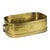 Large Vintage Oval Brass Planter For Sale - Image 14 of 16