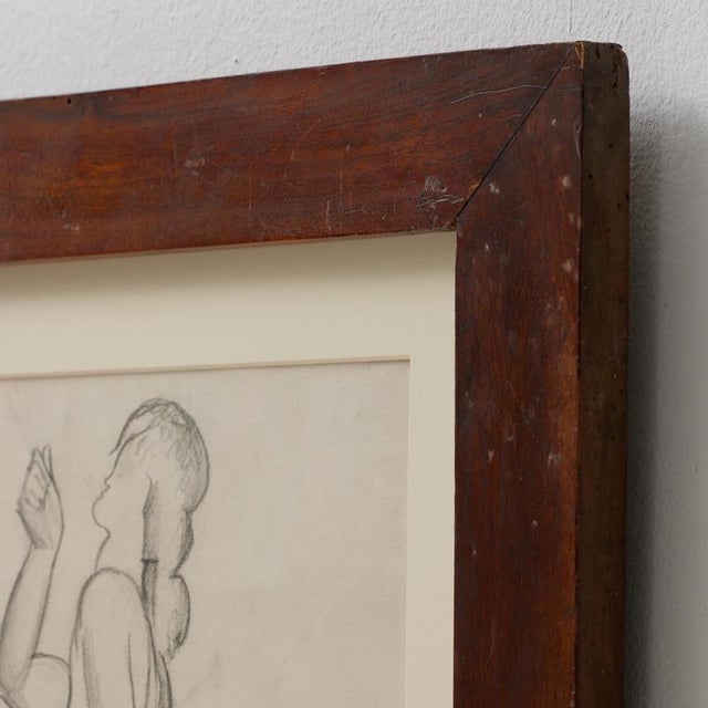Togores for Kahnweilers Galerie Simon, Figure, 1923, Drawing on Paper, Framed For Sale - Image 9 of 17