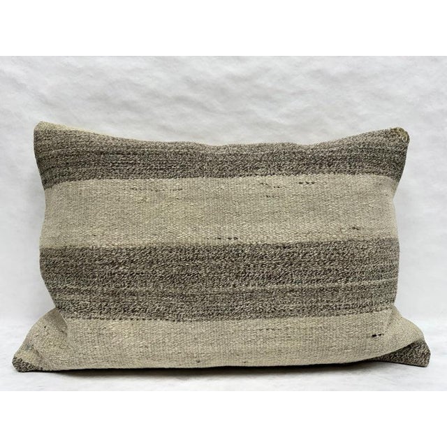 Turkish Hemp Pillow Cushion Natural Beige Brown Gray Pillow Cushion Cover 16" x 24" #30235 Enhance your home decor with...