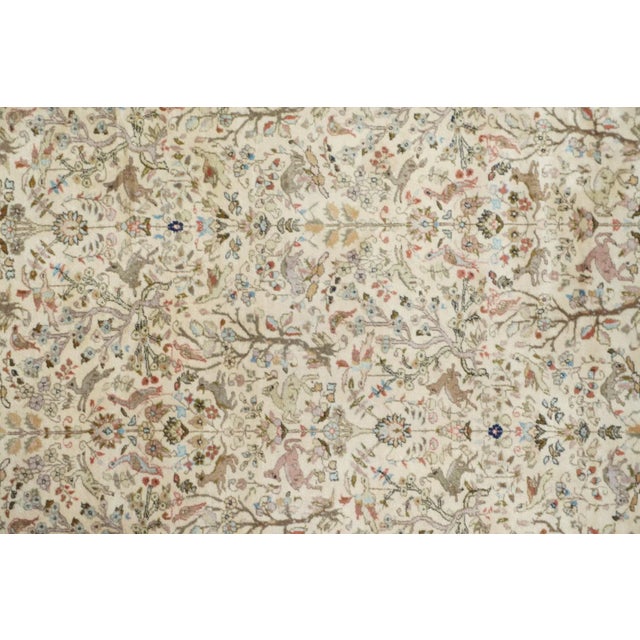Modern Vintage Persian Tabriz Rug 8'1'' X 10'1'' For Sale - Image 3 of 12