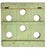 Vintage Wood Green/Orange Game Board For Sale - Image 6 of 6