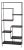 Jamie Young Element Iron Etagere For Sale