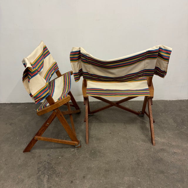 Praia Folding Chairs by Piergiacomo Castiglioni for Gavina, 1960s, Set of 2 For Sale - Image 12 of 14