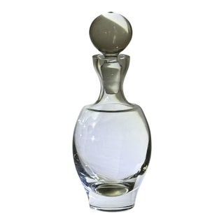Vintage Crystal Wine Decanter For Sale