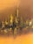 Mid-Century Modern 1960s Mid-Century Modern Abstract Cityscape Painting Signed R. Styles For Sale - Image 3 of 9