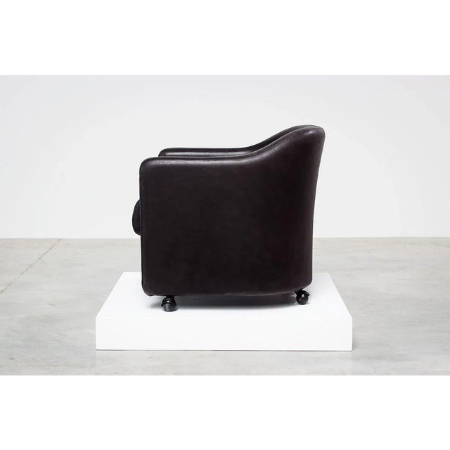 Black Set of 142 Series Lounge Chairs by Eugenio Gerli for Tecno, 1960s For Sale - Image 8 of 9