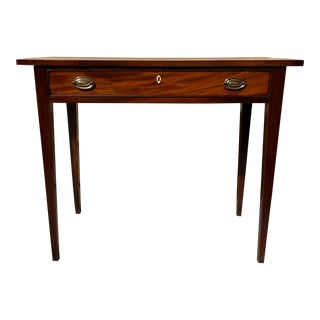 1930s Georgian Style Mahogany Console Side Table For Sale