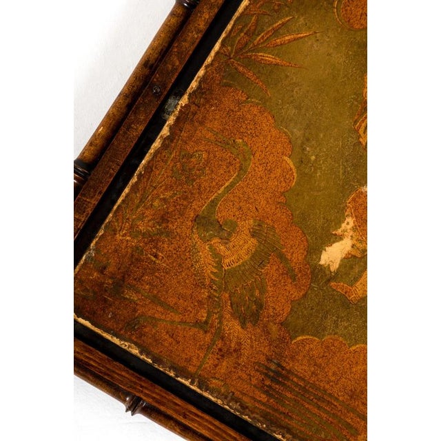 19th Century Chinoiserie Triptych Mirror For Sale - Image 11 of 15
