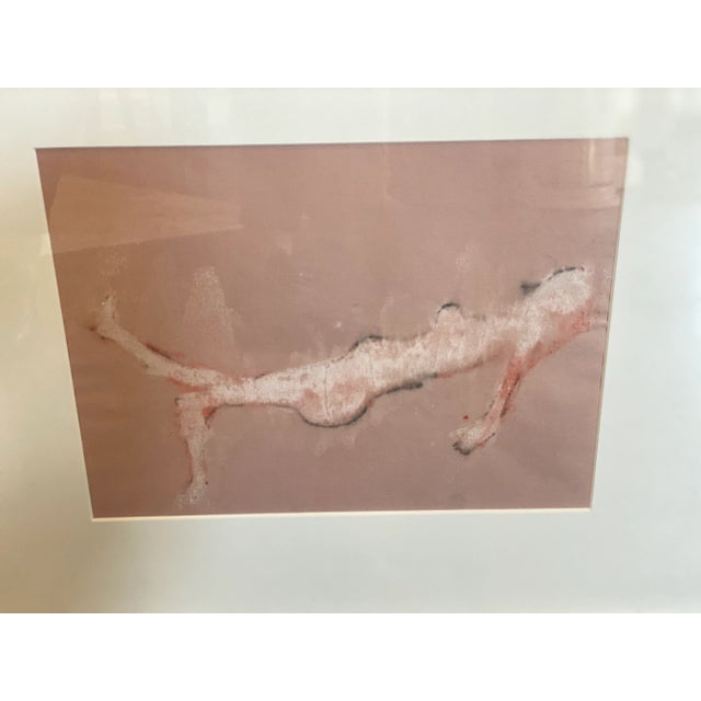 Vintage Pale Figurative Painting by Martin Sumners, Framed For Sale - Image 4 of 5