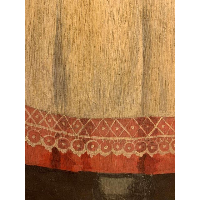 Young Girl with Elizabethan Dress in Dummy Board For Sale - Image 4 of 7