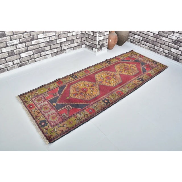 Handmade wool carpet in Turkish Anatolia , Vintage Oushak Rug,Turkish Vintage Anatolian Rug, Handmade wool Rug . One Of...