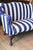 Antique Settee in Italian Busatti Stripe For Sale In New York - Image 6 of 7