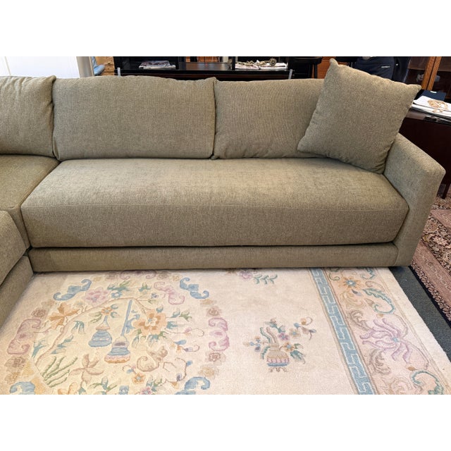 Textile Crate & Barrel Gather Sectional Sofa For Sale - Image 7 of 12