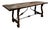 19th-Century Spanish Baroque Style Trestle Work Table / Dining Table For Sale