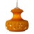 Glass Orange Pendant Lamp from Peill & Putzler For Sale - Image 7 of 7