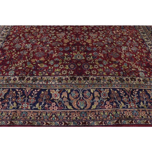 Antique Indian Agra Rug - 09'11 x 13'10 For Sale In Dallas - Image 6 of 10