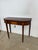 English George III Mahogany Fold Top Demi Lune / Card Table, Mahogany With Birdseye Maple Inlay, Circa 1800 Front Demilune For Sale - Image 4 of 10