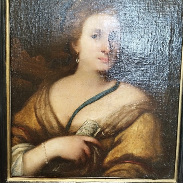 17th century painting recently restored.