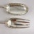 Metal Sterling Silver Whiting Oval Twist Salad Servers, Issued 1880 For Sale - Image 7 of 12