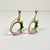 Vintage Minimalist Japanese Hollywood Regency Majolica Butterfly Flora Porcelain Napkin Rings - Set of 12 For Sale - Image 16 of 18